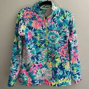 Rare Lilly Pulitzer Print! Dive In Popover Sweatshirt